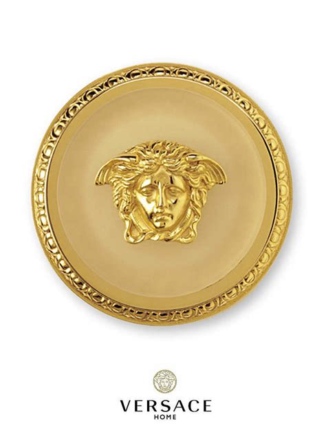 versace classic medusa gold wall mount cup holder 68100620